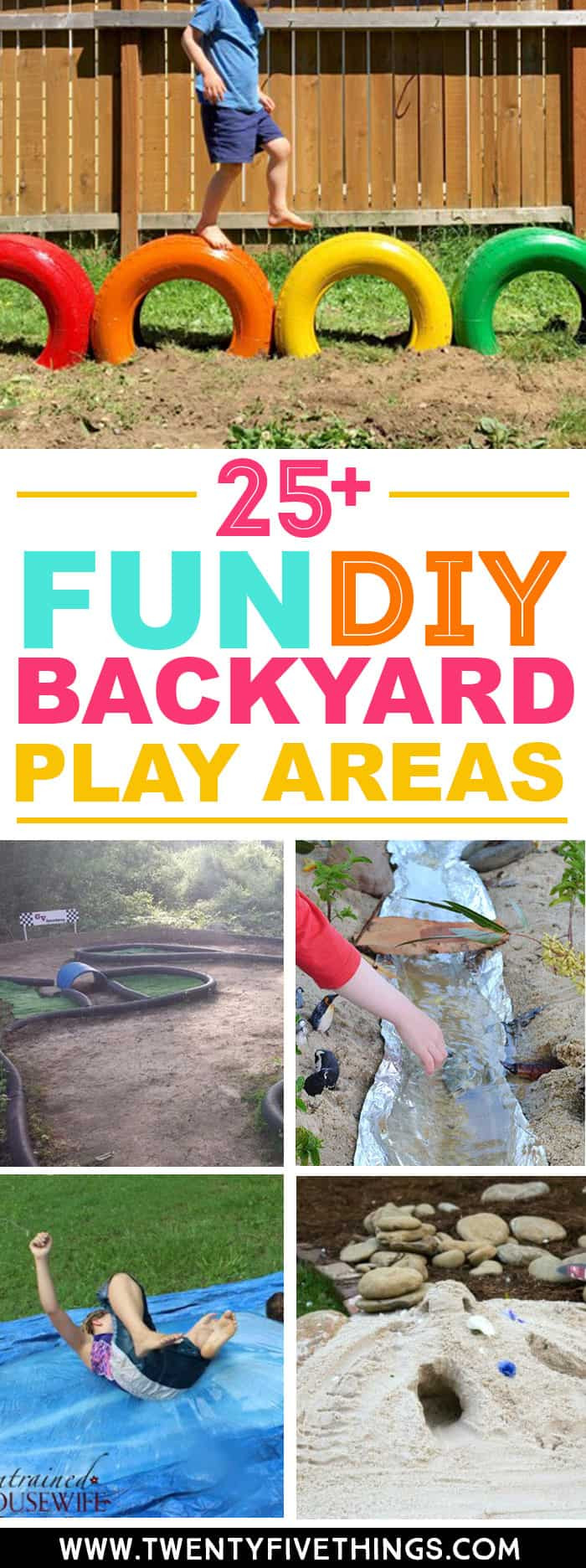 Backyard Play Places
 25 Fun DIY Backyard Play Areas The Kids Will Love Fun
