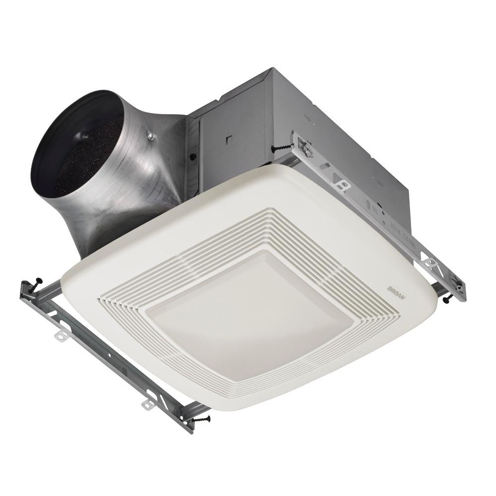 Bathroom Ceiling Light With Fan
 Broan Ultra Green 110 CFM Ceiling Bathroom Exhaust Fan