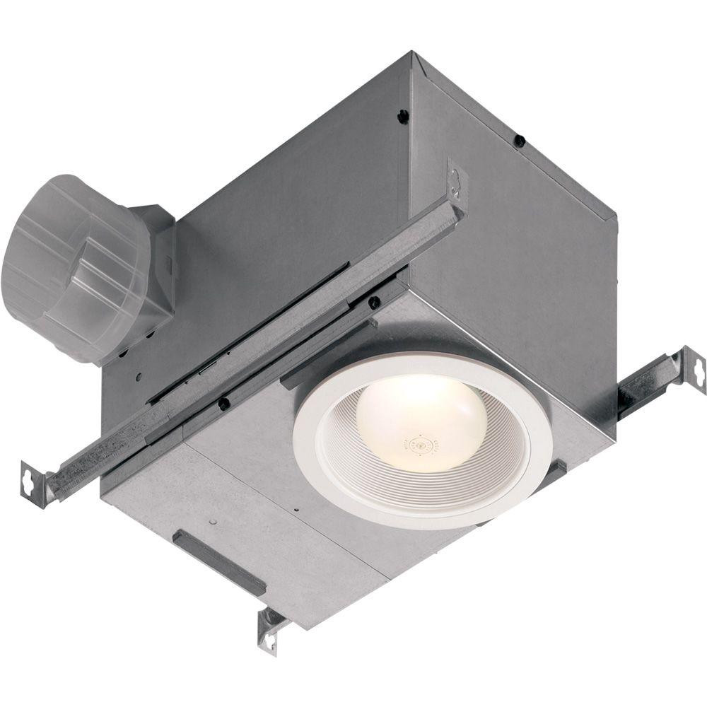 Bathroom Ceiling Light With Fan
 NuTone 70 CFM Ceiling Bathroom Exhaust Fan with Recessed
