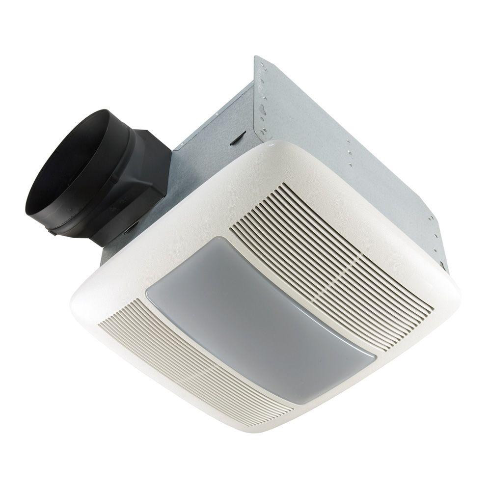 Bathroom Ceiling Light With Fan
 NuTone QT Series Quiet 150 CFM Ceiling Bathroom Exhaust