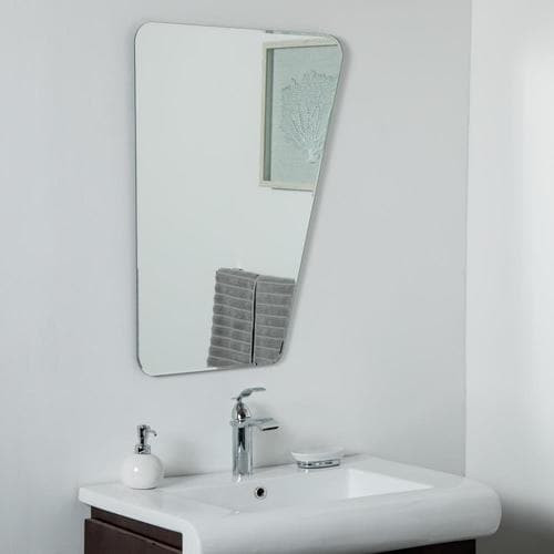 Bathroom Mirror Lowes
 Decor Wonderland 23 in Silver Frameless Bathroom Mirror at
