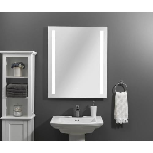 Bathroom Mirror Lowes
 Home2O Mira 30 in LED Lit Mirror Rectangular Frameless