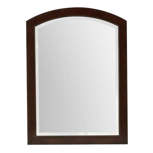 Bathroom Mirror Lowes
 Style Selections Morecott 22 in Chocolate Arch Bathroom