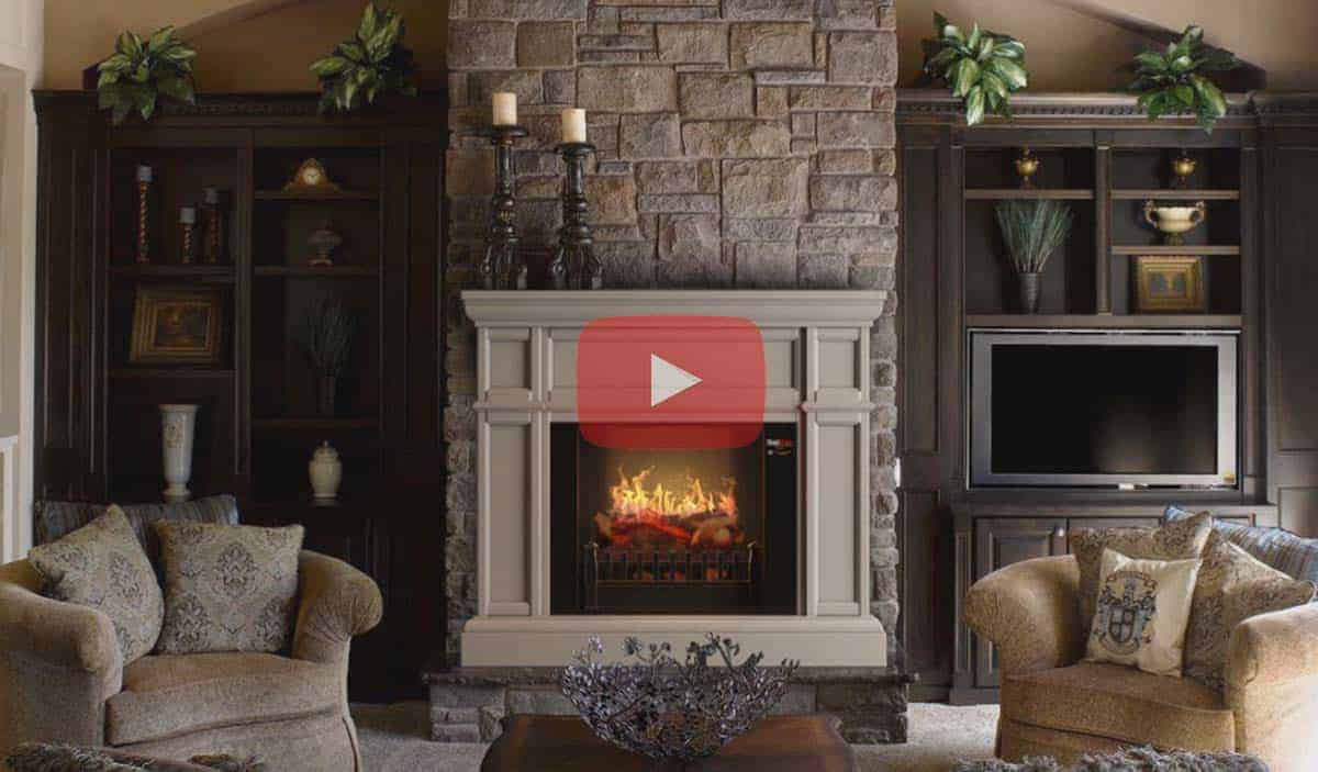 Electric Fireplace With Sound
 