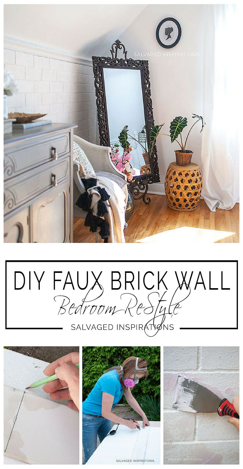 Faux Brick Wall In Bedroom
 