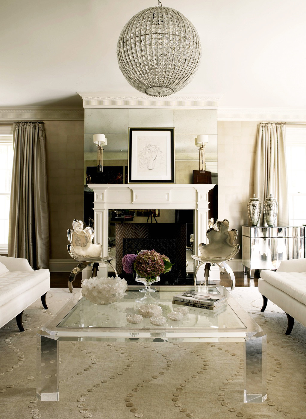Glam Living Room Decor
 Impeccable Style Get The Designer Look In Your Home With