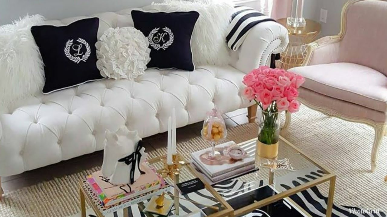 Glam Living Room Decor
 SMALL GLAM LIVING ROOM IDEAS ELEGANT LUXARY DESIGN INSPO