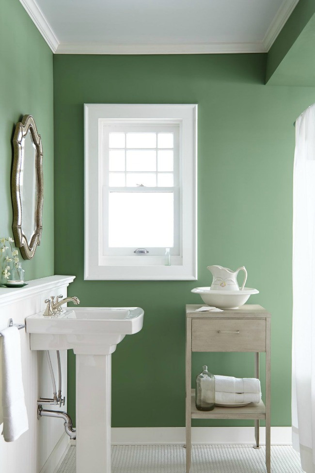 Green Bathroom Walls
 Magnolia Green Paint by Magnolia Home My Favorite Paint