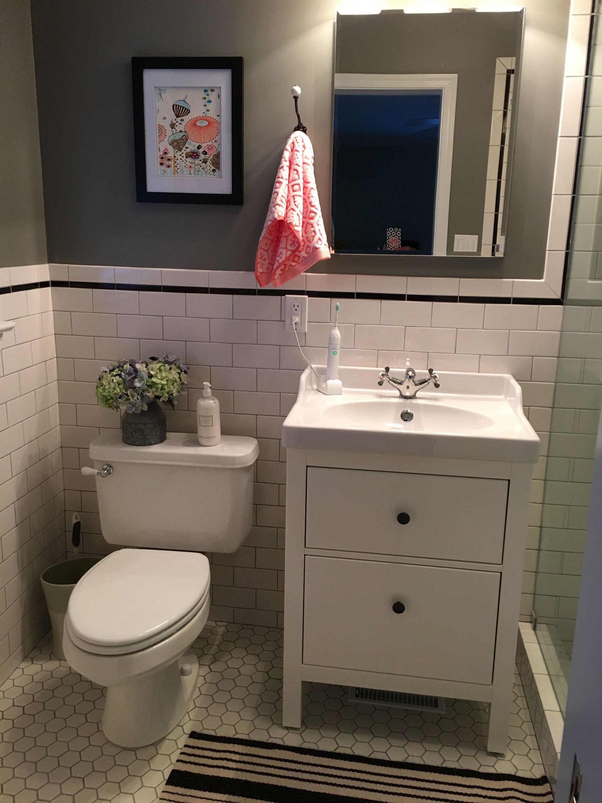 Hemnes Bathroom Vanity
 HEMNES ODENSVIK Bathroom vanity gray IKEA