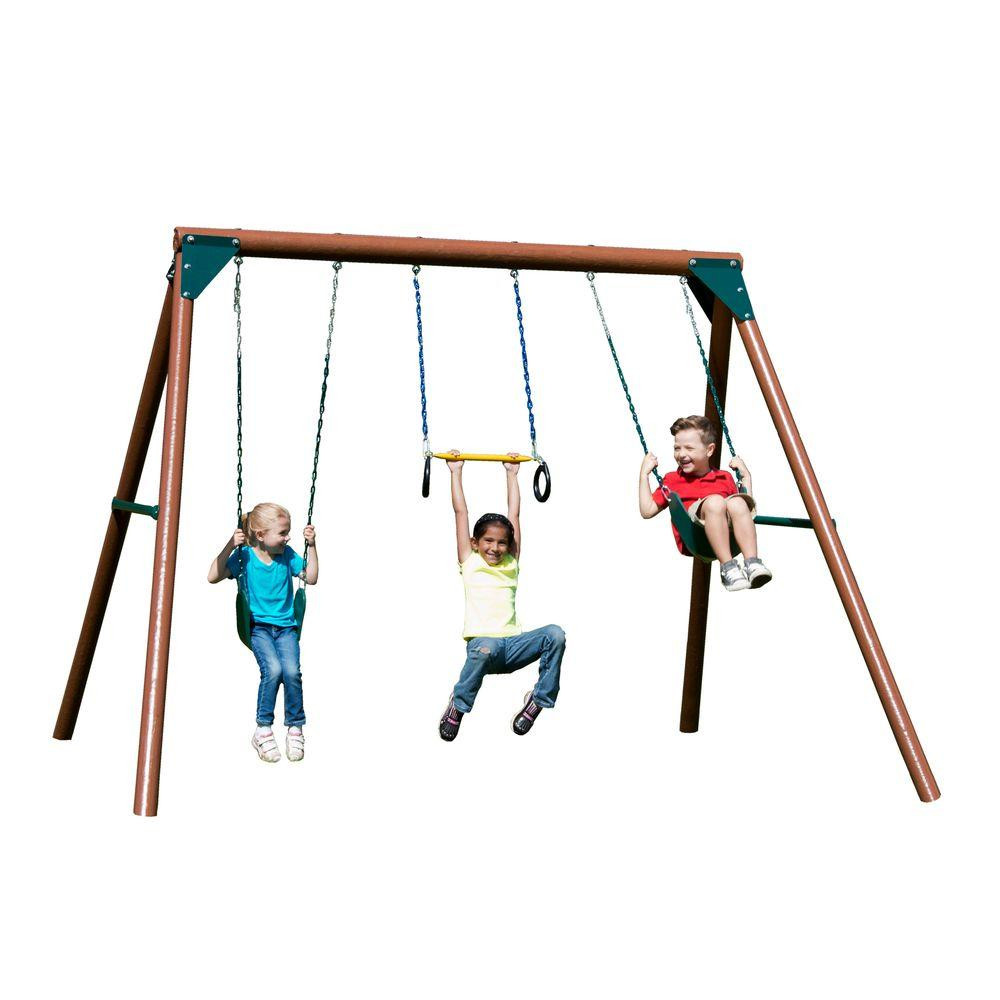 Home Depot Kids Swing Sets Beautiful Swing N Slide Playsets orbiter Wood Plete Swing Set Pb