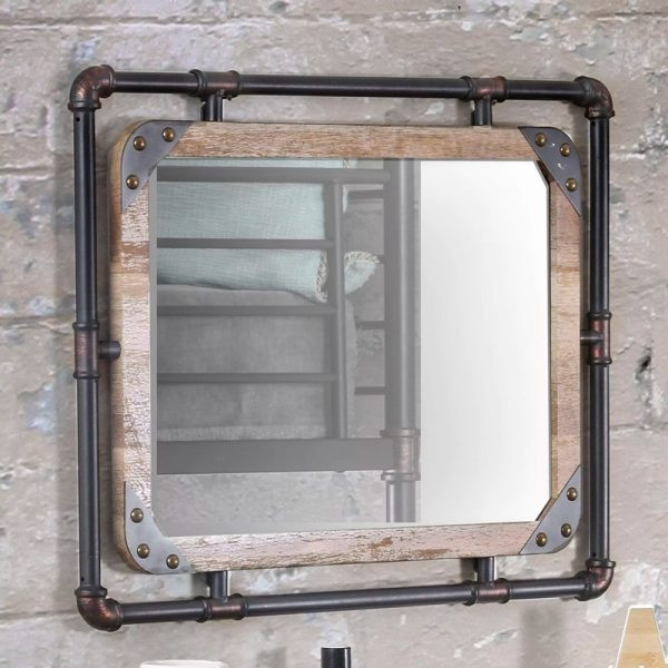 Industrial Style Bathroom Mirror
 43 Vanity Mirrors To Update Your Bathroom or Makeup Table