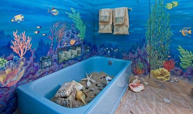 Kids Nautical Bathroom
 30 Modern Bathroom Decor Ideas Blue Bathroom Colors and