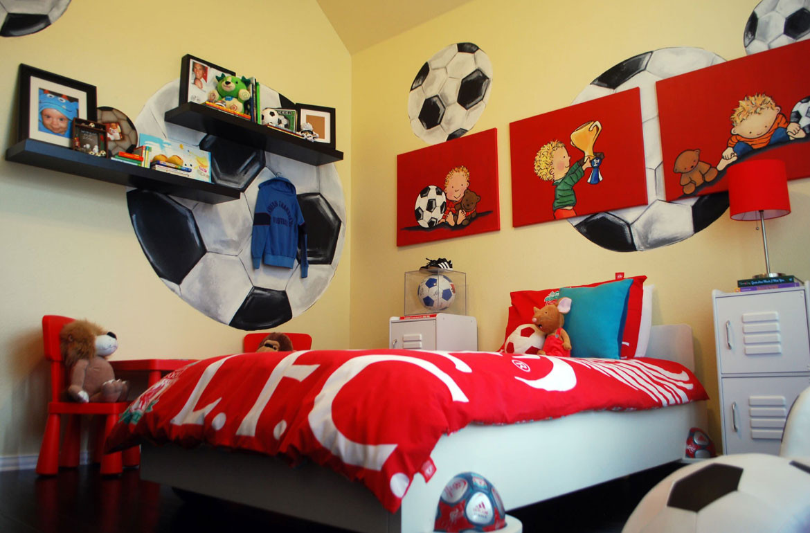 Kids Sports Room Decor
 47 Really Fun Sports Themed Bedroom Ideas