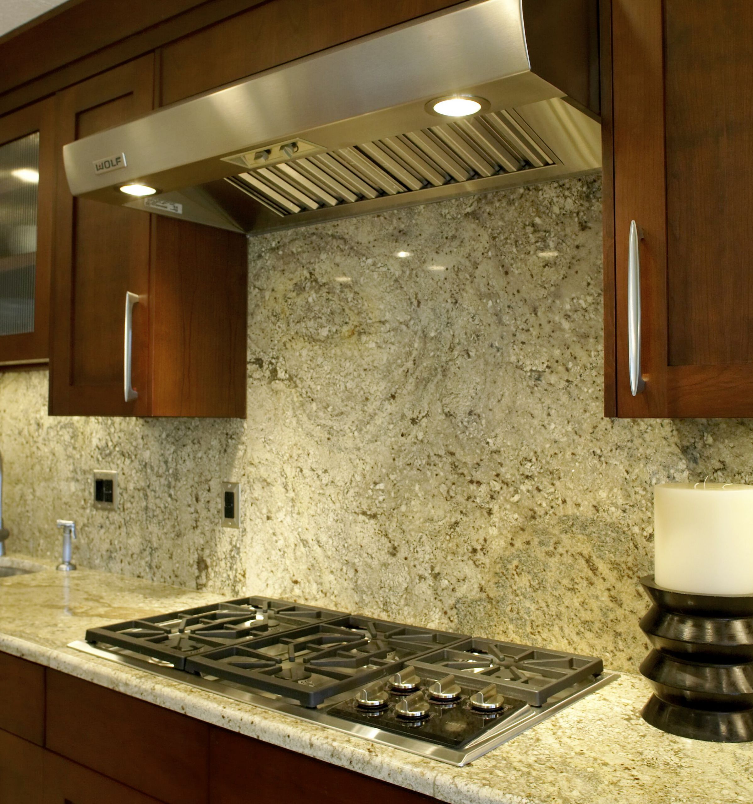 Kitchen Granite Backsplash
 