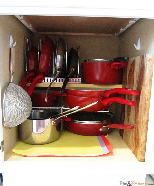 Kitchen Pots And Pans Organizer
 Kitchen organization Solutions for Small Kitchens Pins
