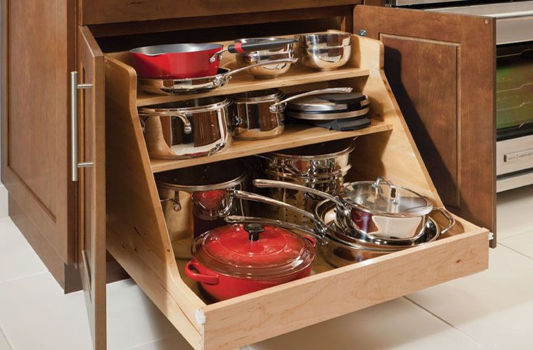 Kitchen Pots And Pans Organizer
 Pot And Pan Storage Cabinet