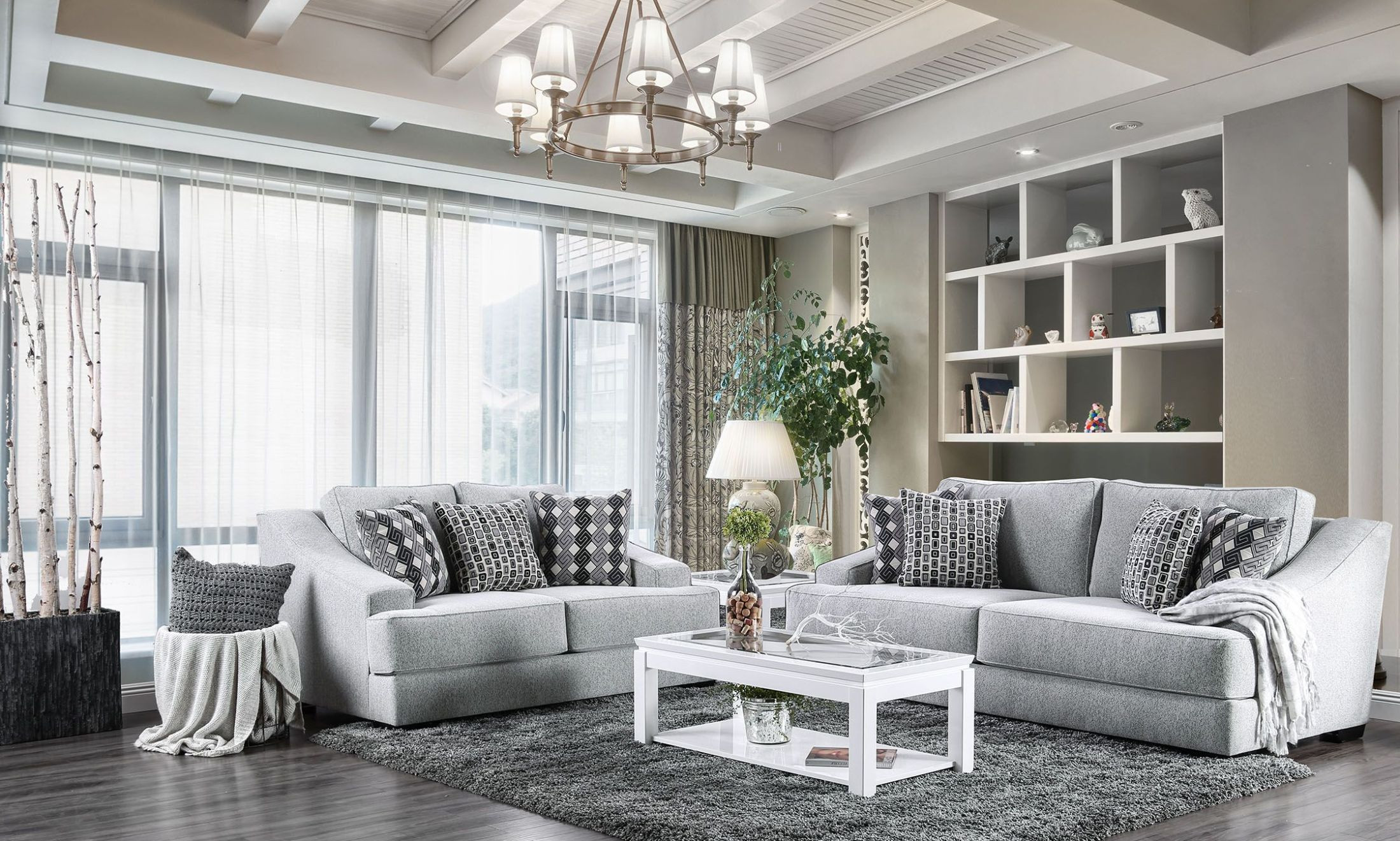 Light Grey Couch Living Room
 Lesath Light Gray Living Room Set 1StopBedrooms