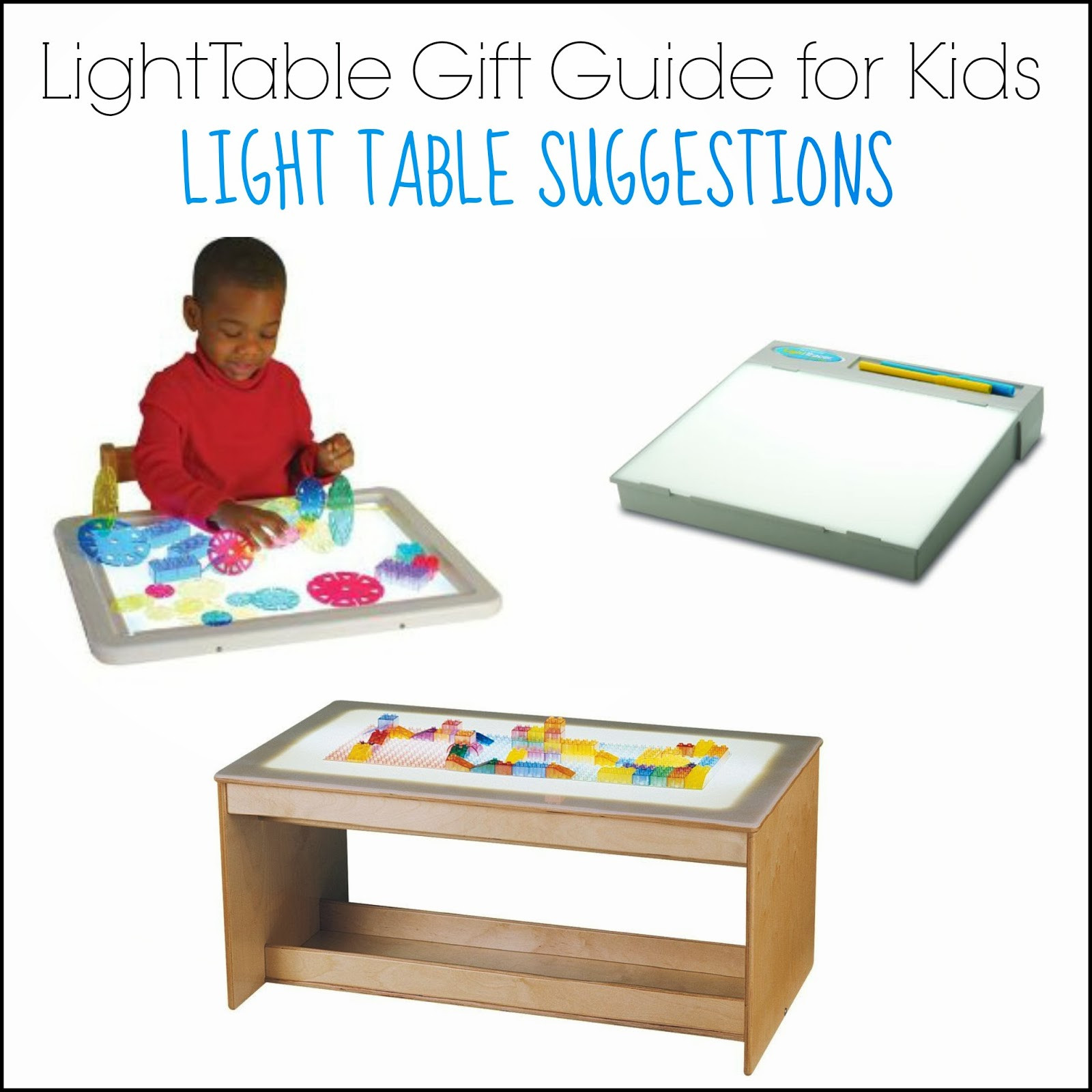 Light Table for Kids Awesome Light Table Gift Guide for Kids