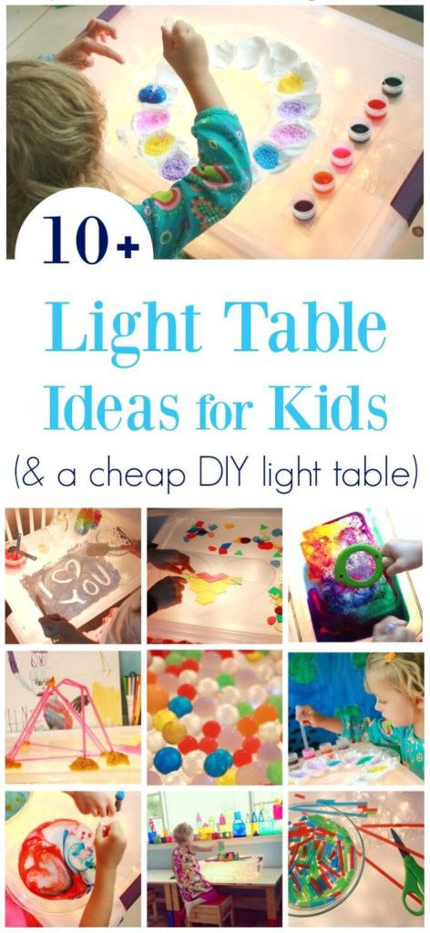 Light Table For Kids
 Light Table Activities 10 Free and Low Cost Ideas for Kids