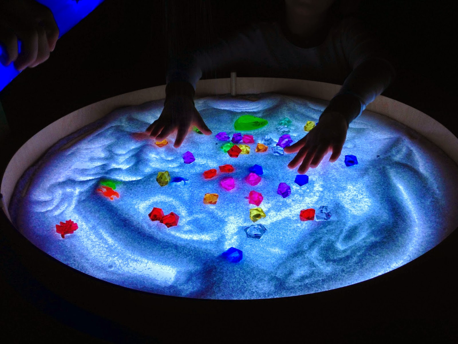 Light Table For Kids
 Kodo Kids Light Lab Round Color Changing Light Table
