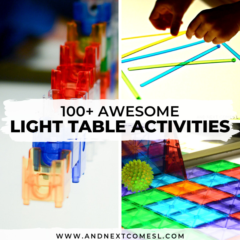 Light Table For Kids
 100 Light Table Activities for Kids