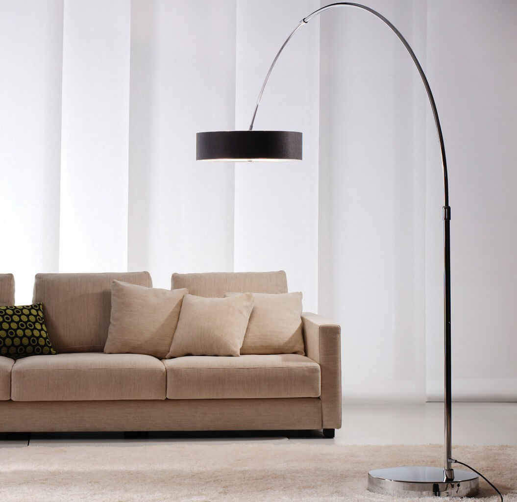 Living Room Arc Floor Lamps
 8 Contemporary Arc Floor Lamp Designs as a perfect