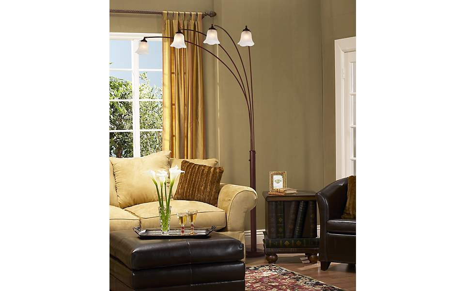 Living Room Arc Floor Lamps
 In a living room an arc floor lamp offers style when