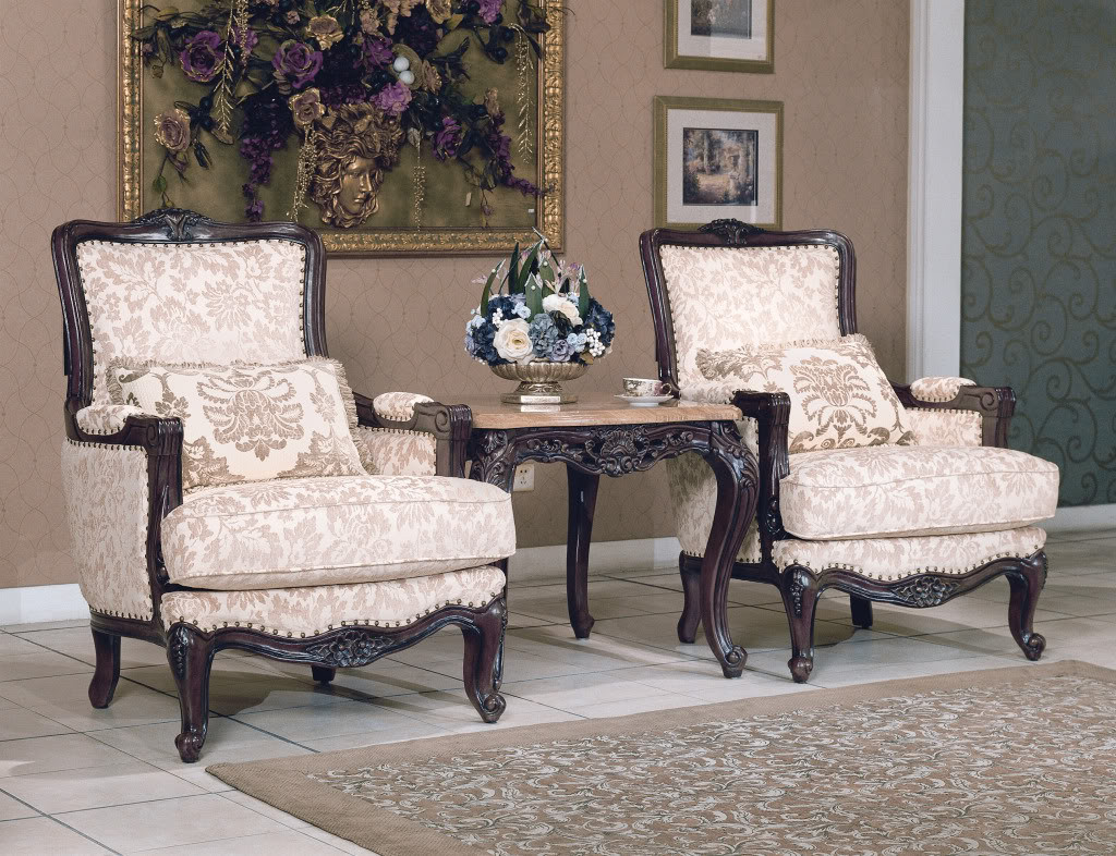 Luxury Chairs For Living Room
 Tanner Traditional Luxury Formal Living Room Furniture Set
