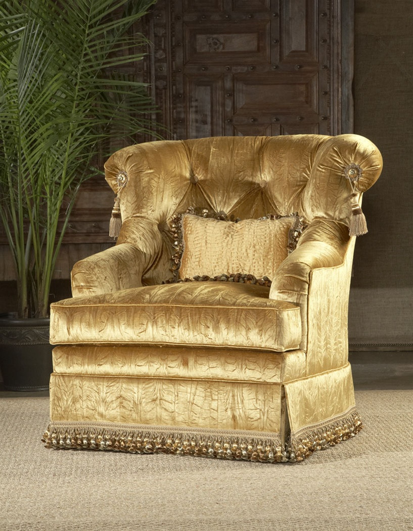 Luxury Chairs For Living Room
 High style furniture luxury living room chair gold
