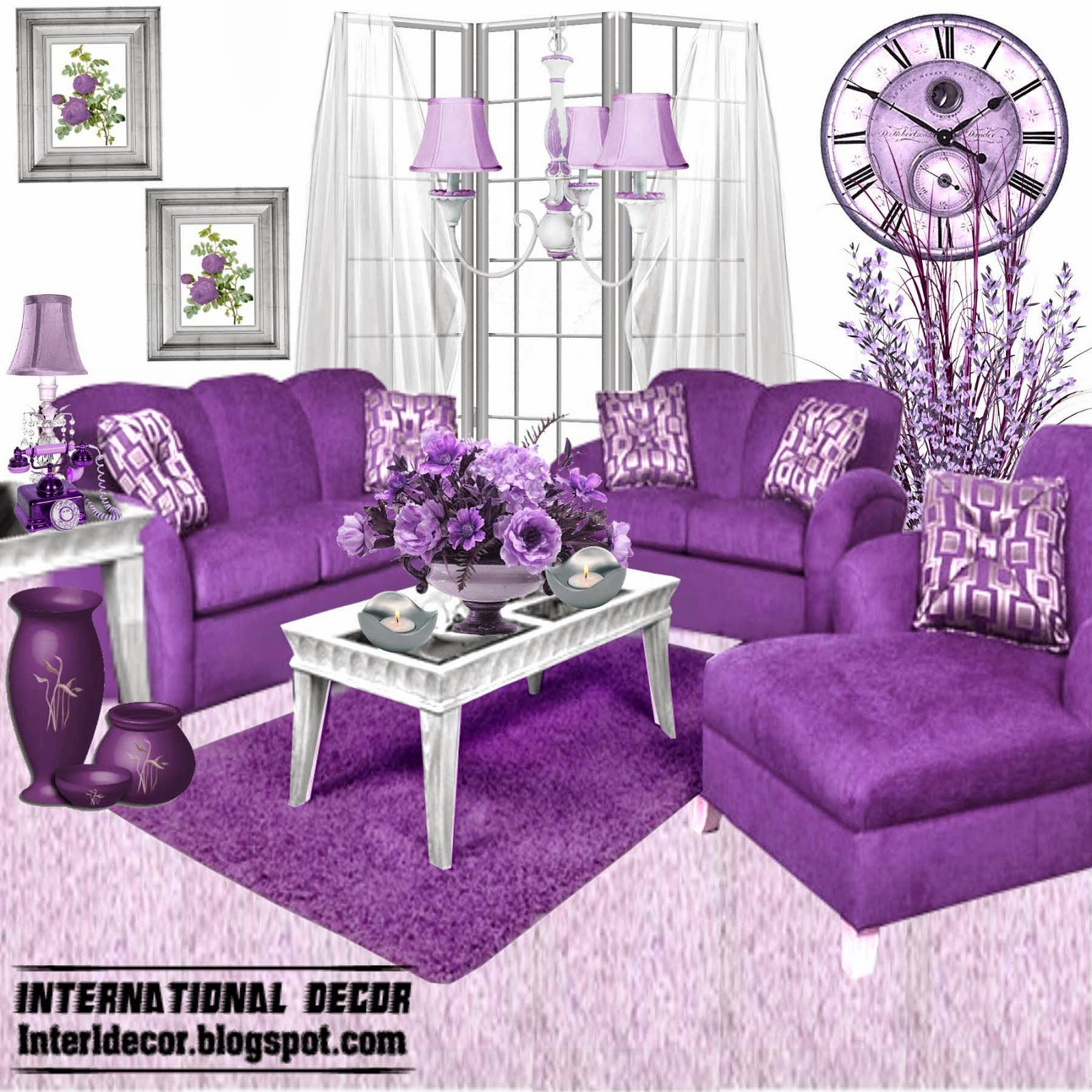 Luxury Chairs For Living Room
 Luxury purple furniture sets sofas chairs for living
