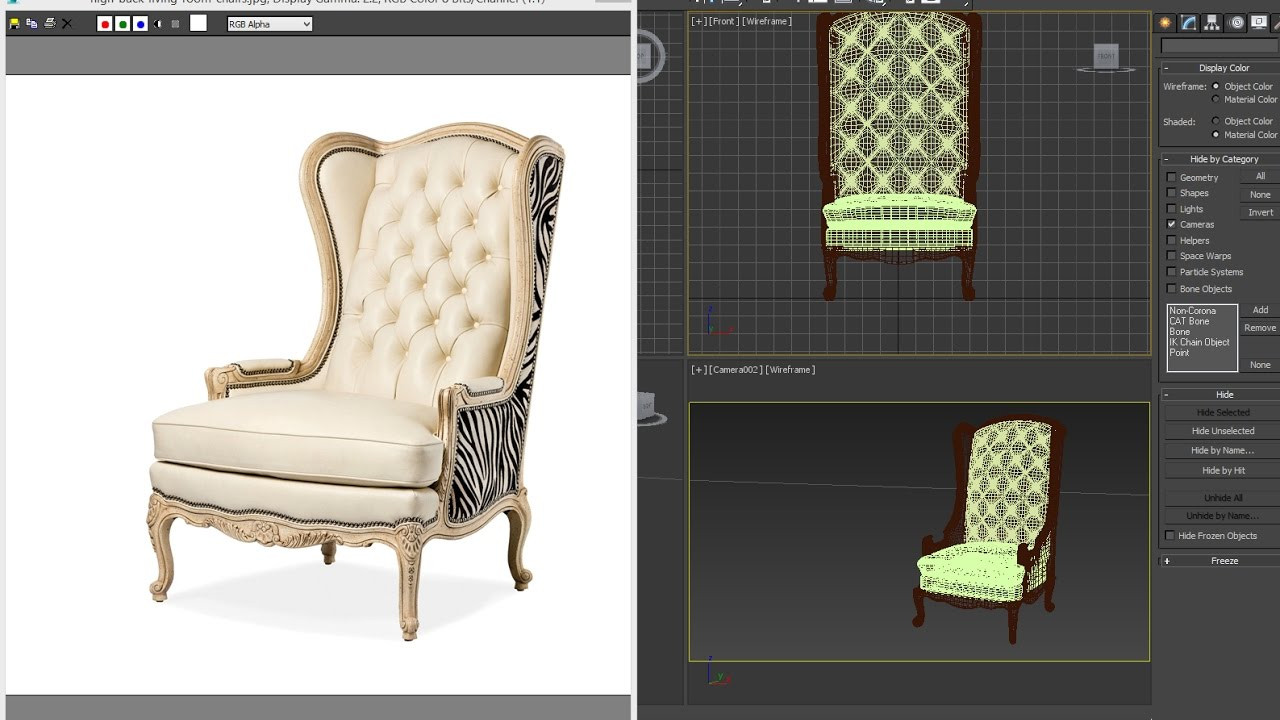 Luxury Chairs For Living Room
 3dsmax tutorial living room luxury chairs