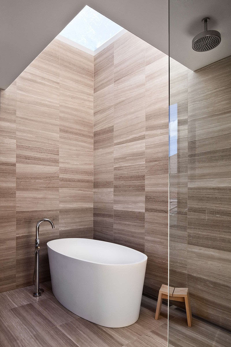 Modern Tile Bathroom
 Bathroom Tile Idea Use The Same Tile The Floors And