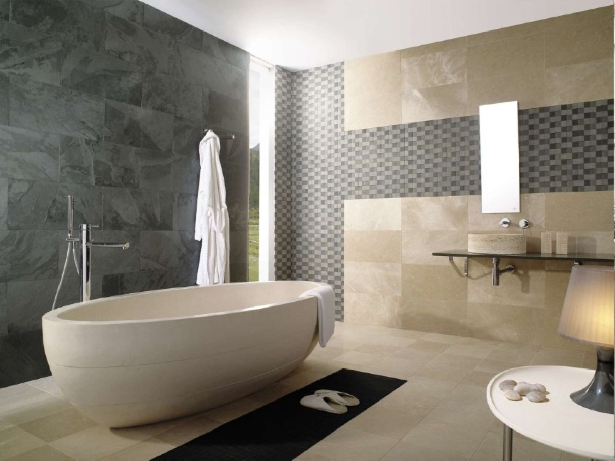 Modern Tile Bathroom
 50 magnificent ultra modern bathroom tile ideas photos