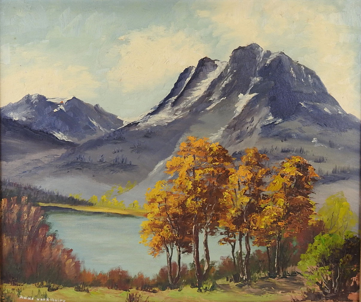 Mountain Landscape Painting
 Mountain Landscape Oil Painting