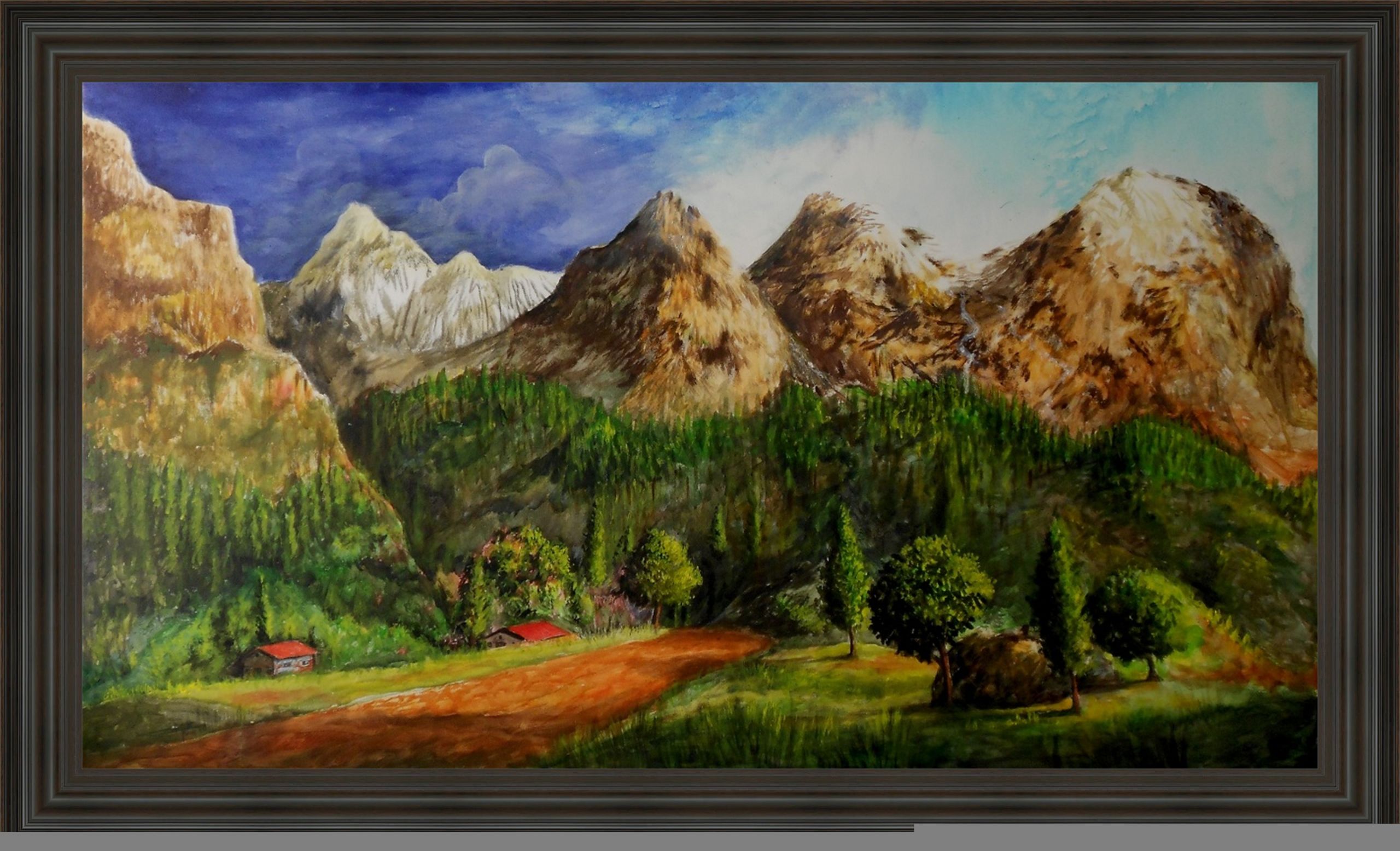 Mountain Landscape Painting
 paintings