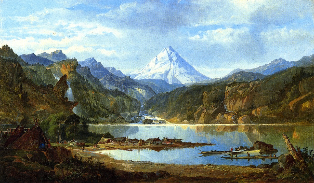 Mountain Landscape Painting
 Art & Humanity Landscape Art a Art Type