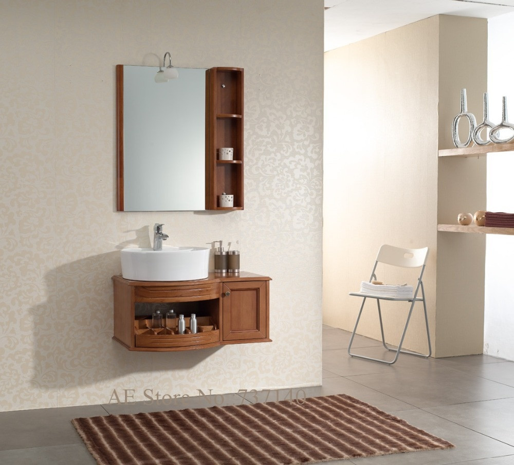 Mounted Bathroom Cabinet
 solid wood bathroom cabinet oak wood furniture wall