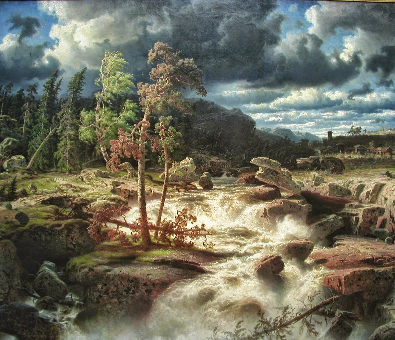 Romantic Landscape Painting
 Simeon Larson Romantic Landscape painter