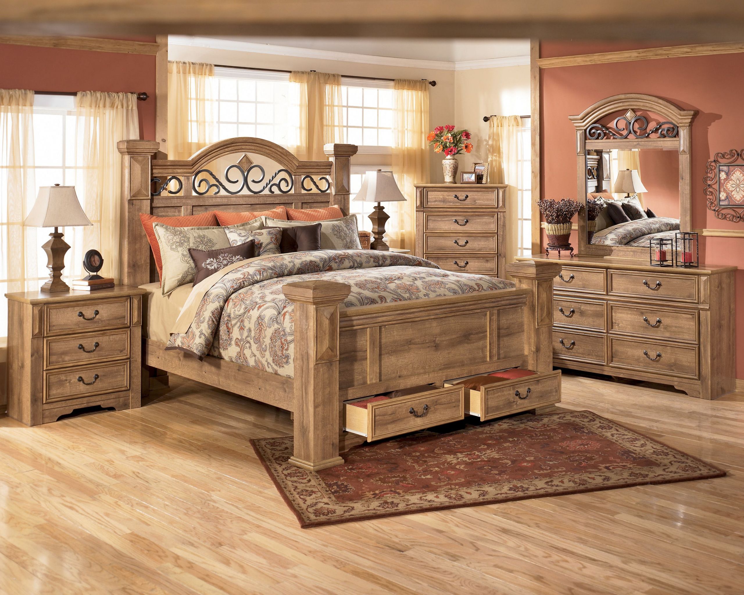 Rustic King Size Bedroom Sets
 