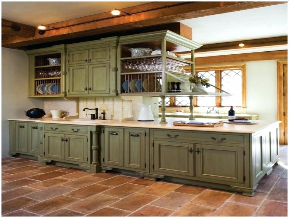 rustic kitchen wall paint color