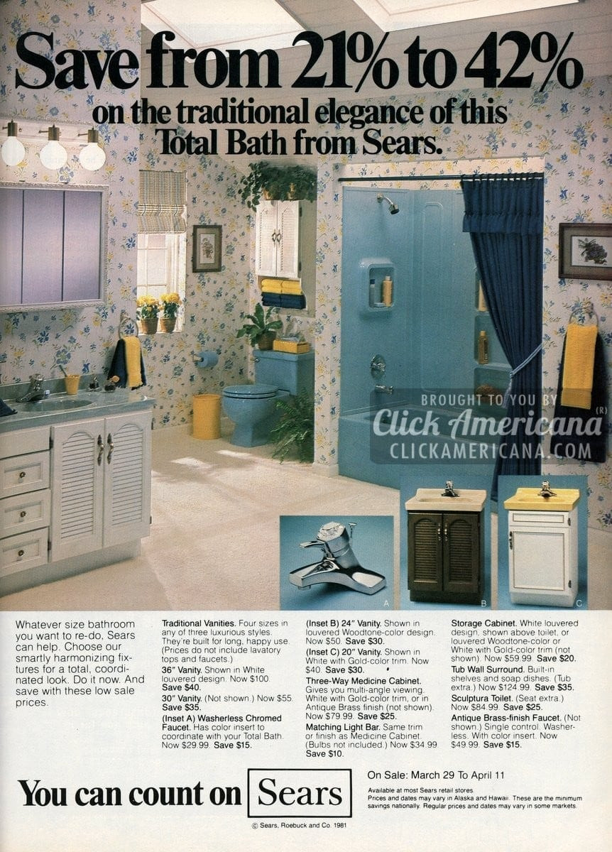 Sears Bathroom Remodel
 Remodel your bathroom with Sears style 1981 1982