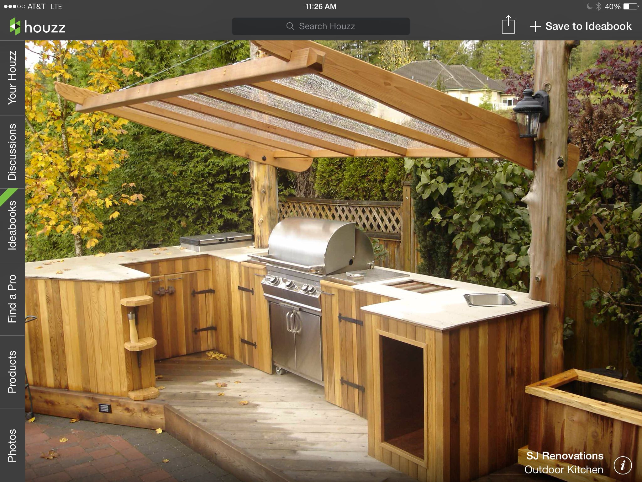 easy outdoor kitchen design