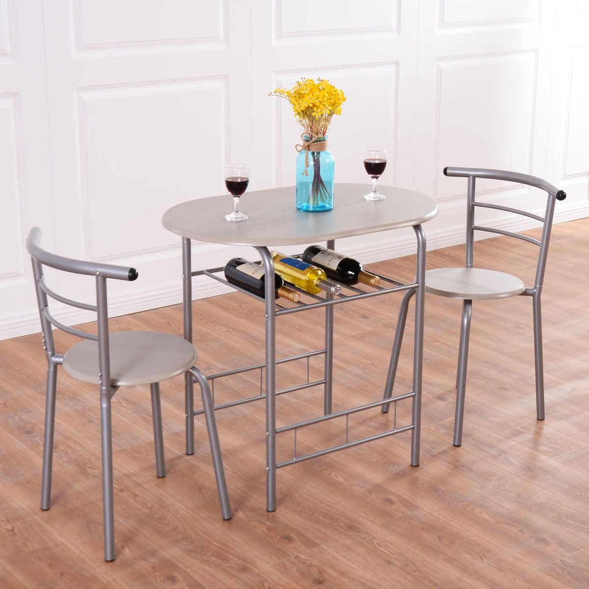Small Bistro Tables For Kitchen
 3pcs Bistro Dining Set Small Kitchen Indoor Outdoor Table