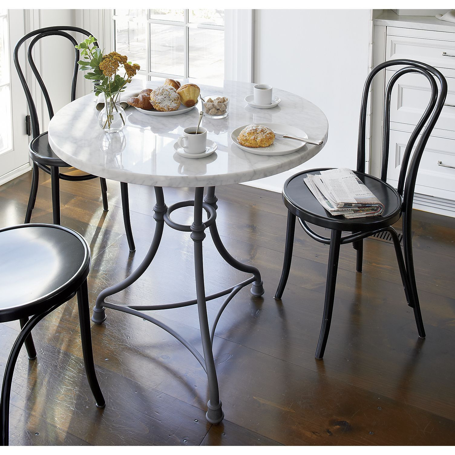 Small Bistro Tables For Kitchen
 French Kitchen Round Bistro Table