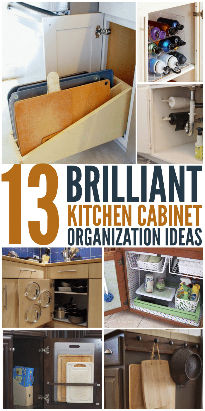 Small Kitchen Cabinet Organization
 Kitchen Hack Storing Plastic Grocery Bags