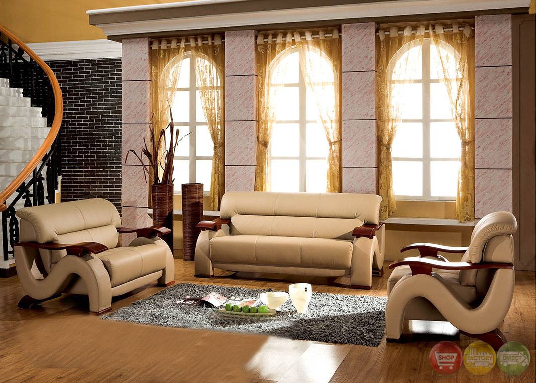 Ultra Modern Living Room
 Thad Camel Ultra Modern Formal Living Room Sets with