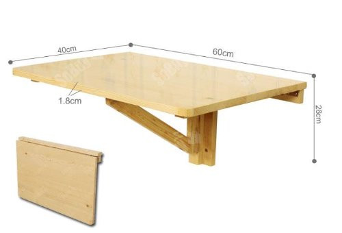 Wall Mounted Folding Kitchen Table
 SoBuy Wood Wall mounted Drop leaf Table Folding Kitchen