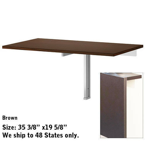 Wall Mounted Folding Kitchen Table
 Dinning Kitchen Folded Folding Desk Wall Mounted Drop Leaf