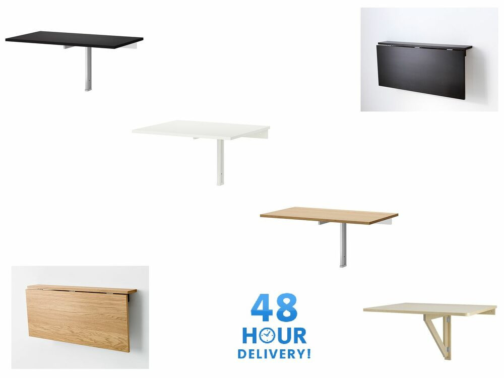Wall Mounted Folding Kitchen Table
 Ikea Wall mounted drop leaf table Kitchen Desk Folding