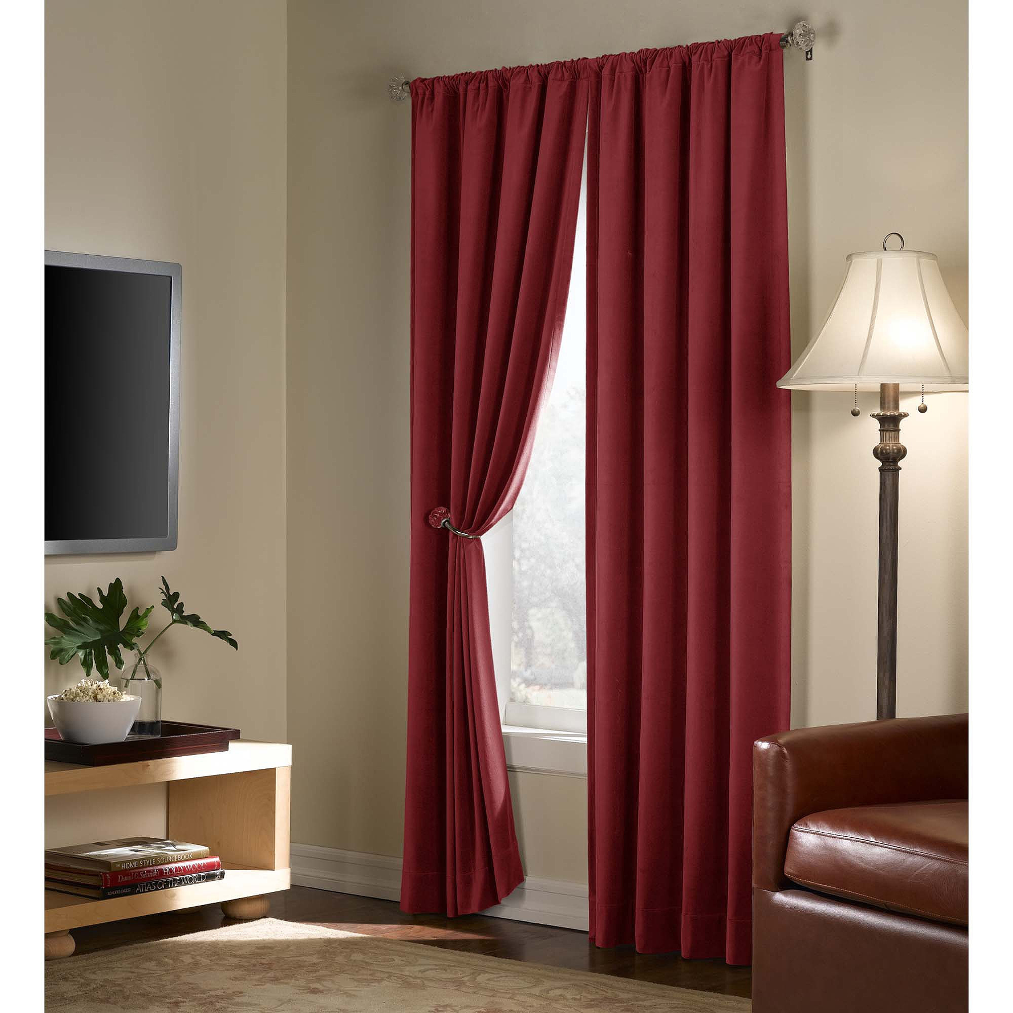 Walmart Curtains For Living Room
 15 s Dark Red Velvet Curtains